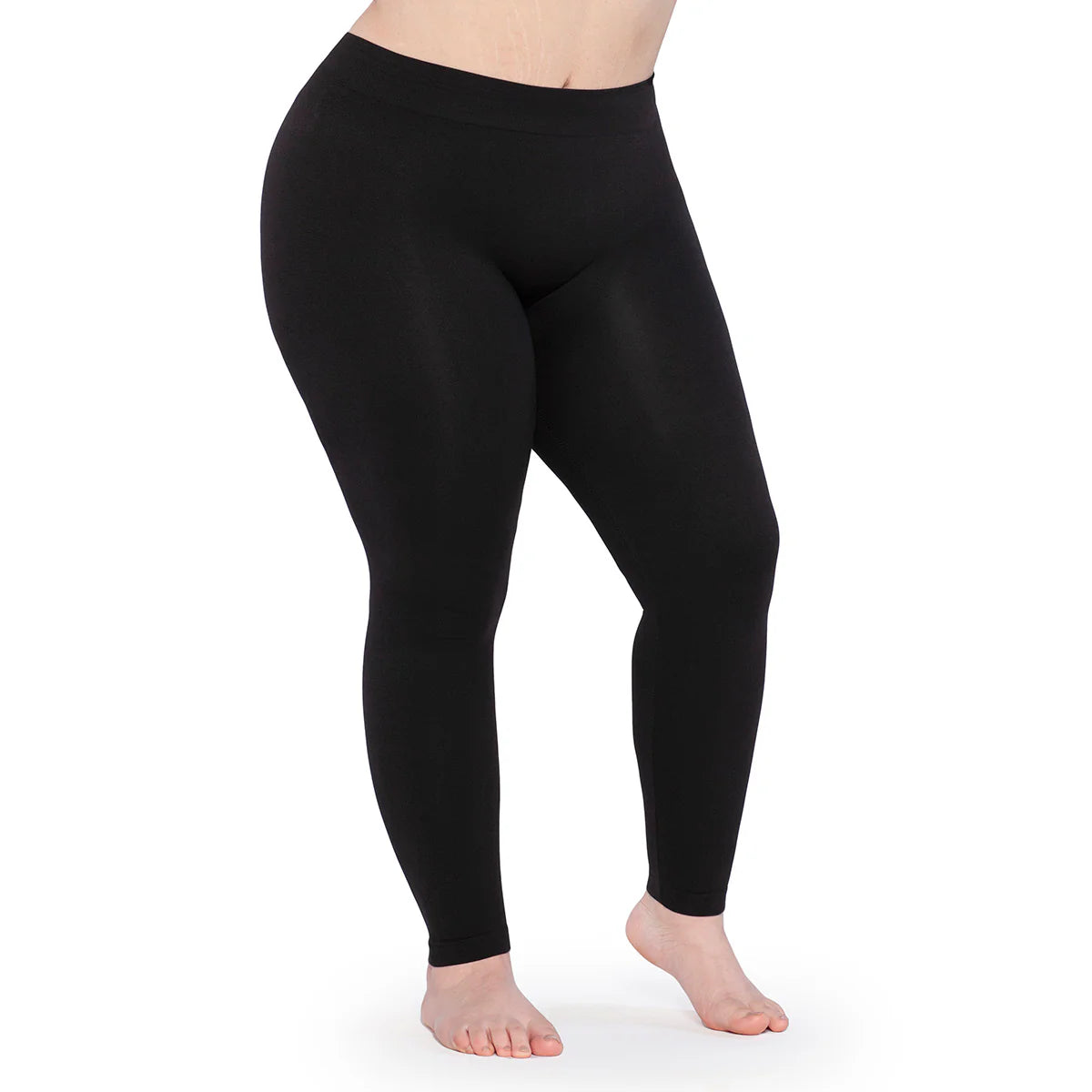 Calza Mujer Pantalon Microfibra Negro