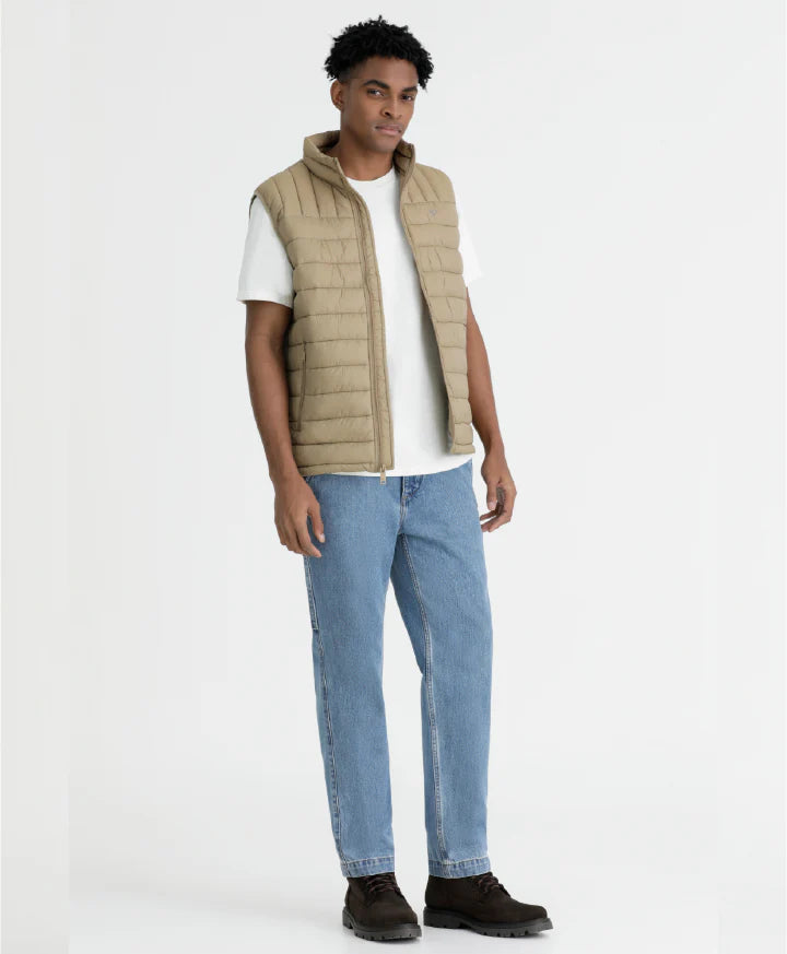Chaqueta Hombre Sin Mangas Packable Lightweight Khaki