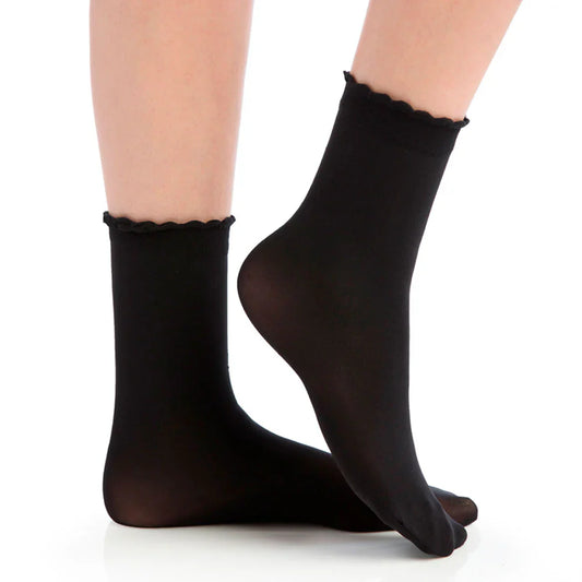 calceta-niña-2-pares-soquet-opaco-negro