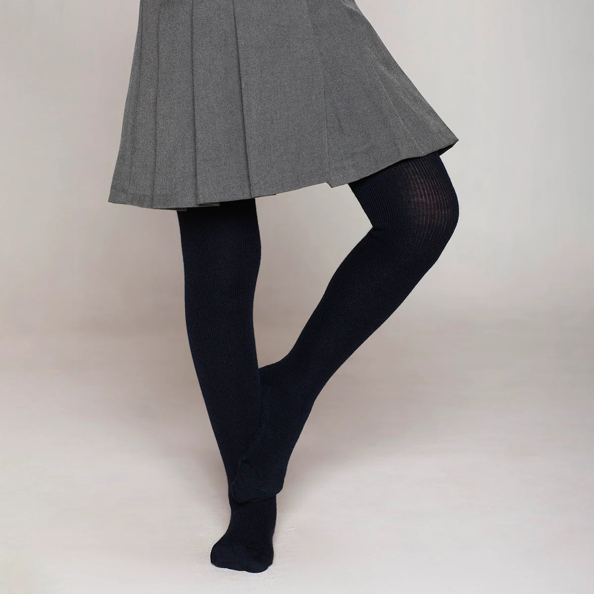 Ballerina Niña Dralón Escolar Azul Marino