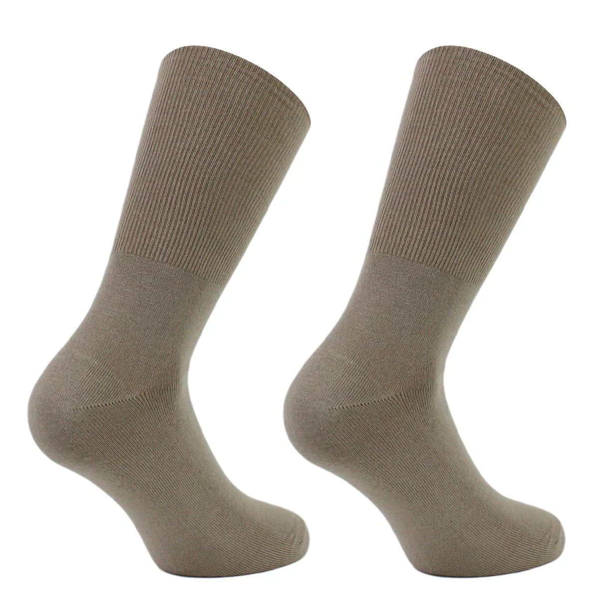 calcetines-hombre-2-pares-bamboo-largo-americano-puño-suave-beige-