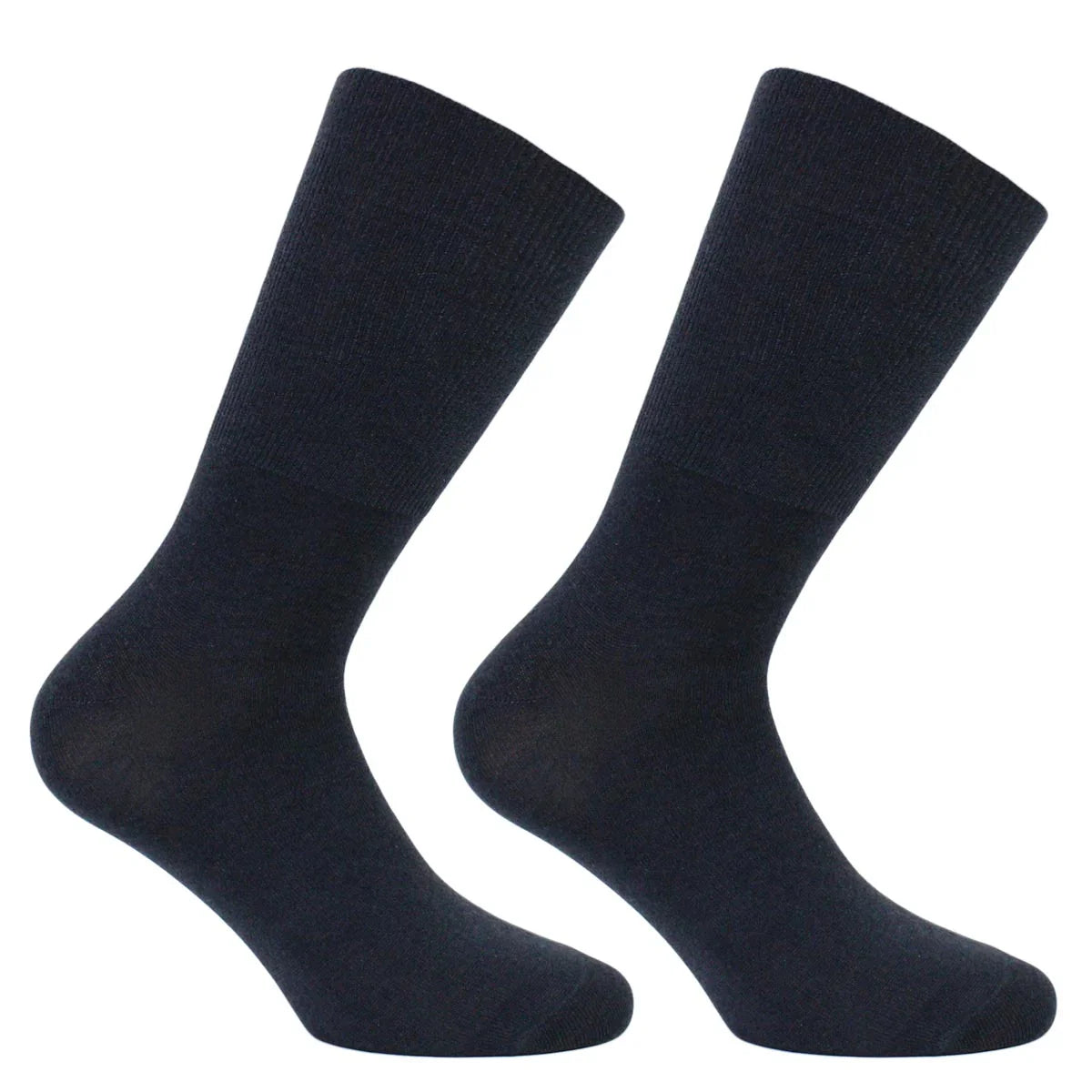 calcetines-hombre-2-pares-bamboo-largo-americano-puño-suave-marengo
