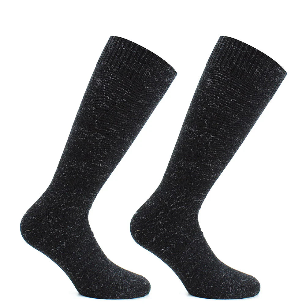 calcetines-hombre-2-pares-fantasía-cashmere-liso-negro