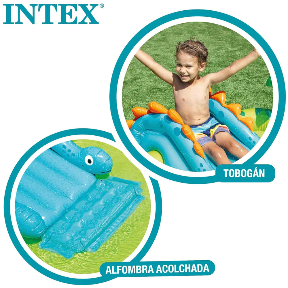 Piscina Centro de Juegos Acuatico Inflable Dinosaurios