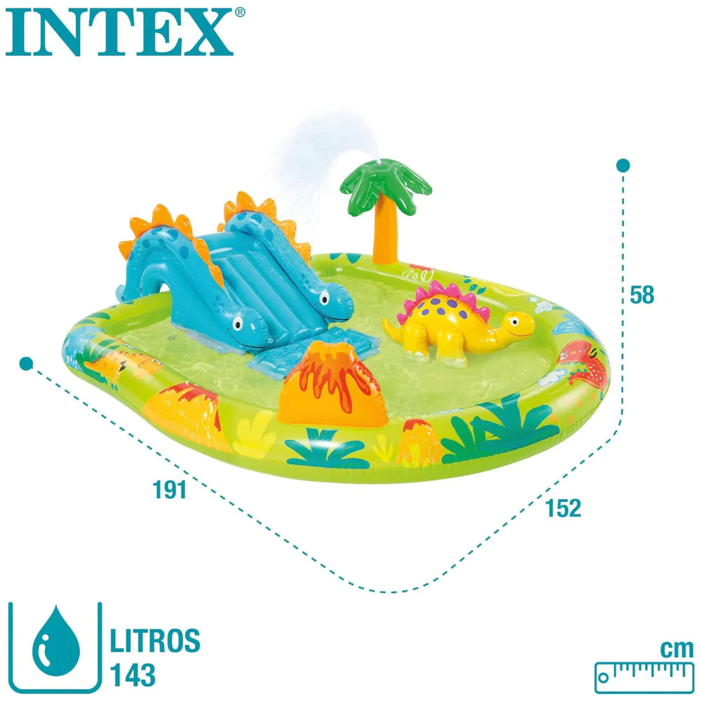 Piscina Centro de Juegos Acuatico Inflable Dinosaurios
