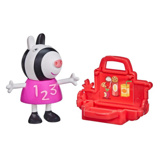Figura Peppa Pig Amigos Divertidos - Zoe Zebra