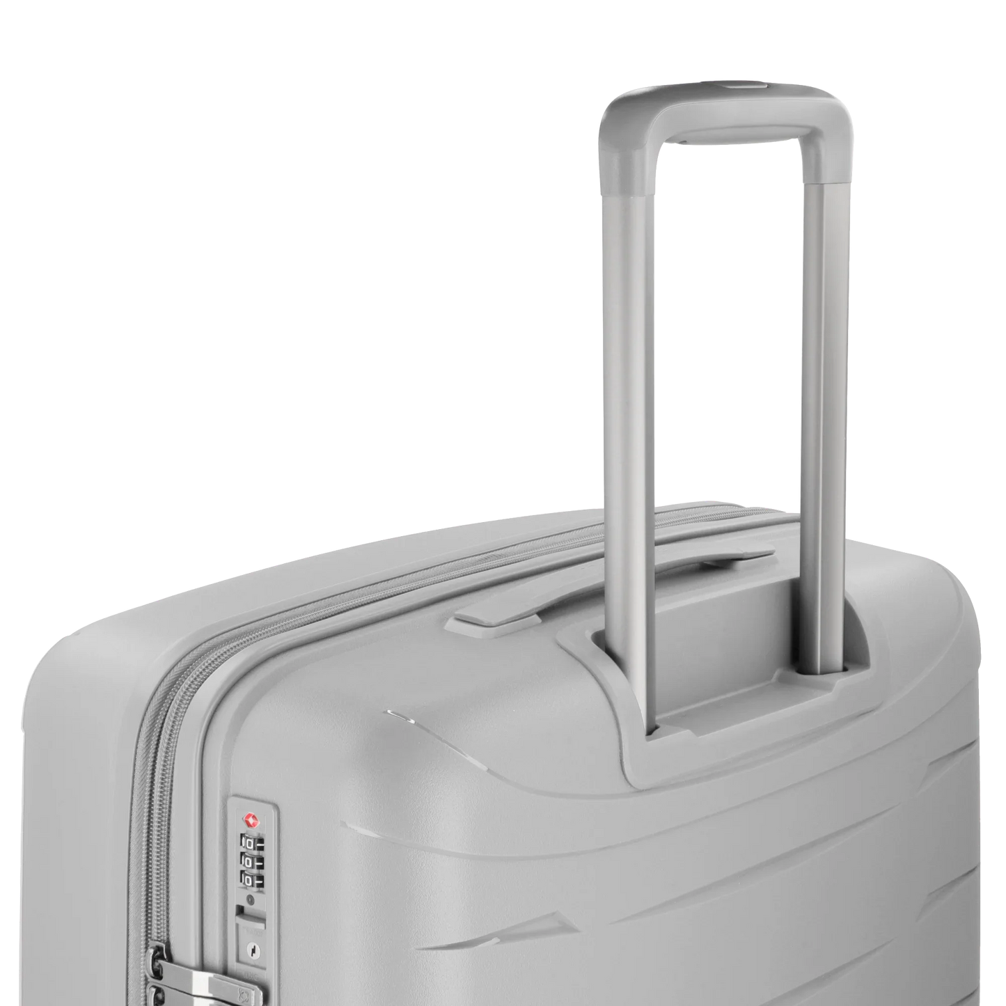 Maleta Grande Moonstone Impact Pro Plateada