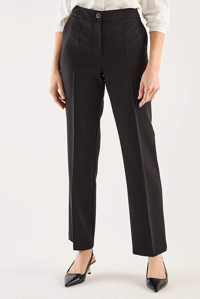 Pantalón Mujer Liso Negro