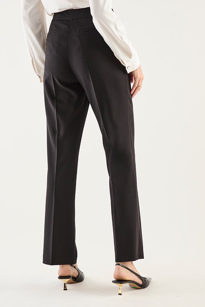 Pantalón Mujer Liso Negro