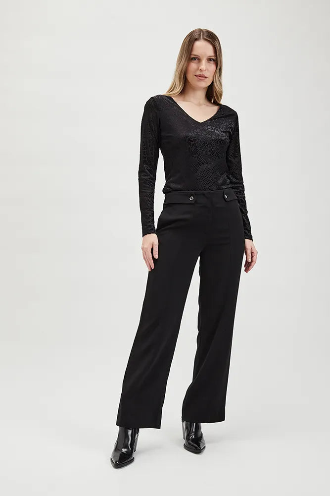 Pantalón Mujer Formal Negro