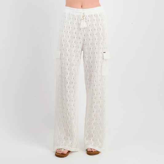 Pantalon Mujer Belizin Beige Claro