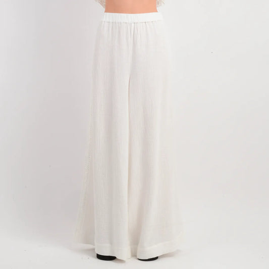 Pantalon Mujer Leni Blanco