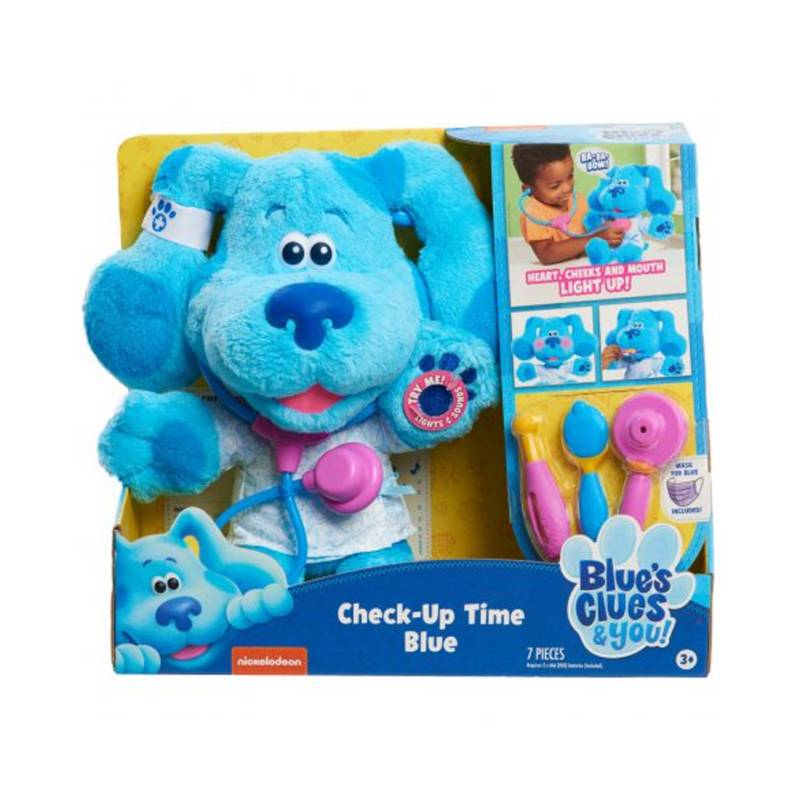 Pistas de blue check up time blue - peluche - luces y soni