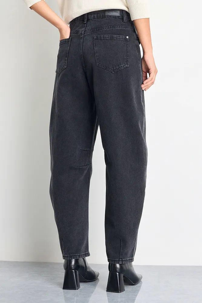 Jeans Mujer Balloon Negro