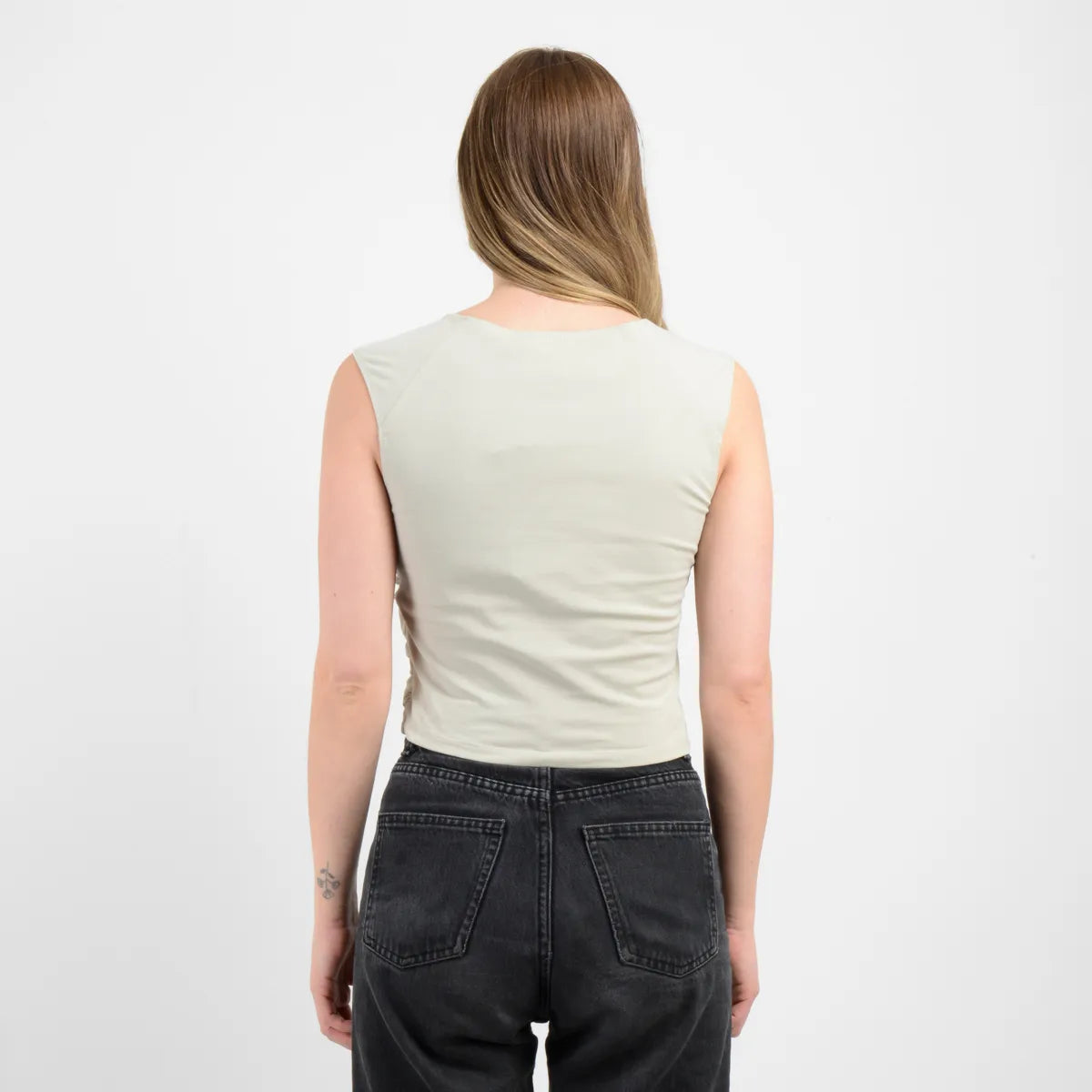 Polera Mujer Manga Corta Corrane Beige