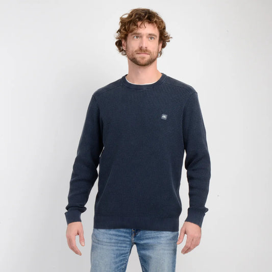 Sweater Hombre Warp Azul Oscuro