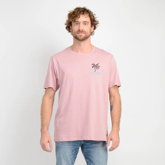 Polera Hombre Maga Corta OG Dusk Rosado