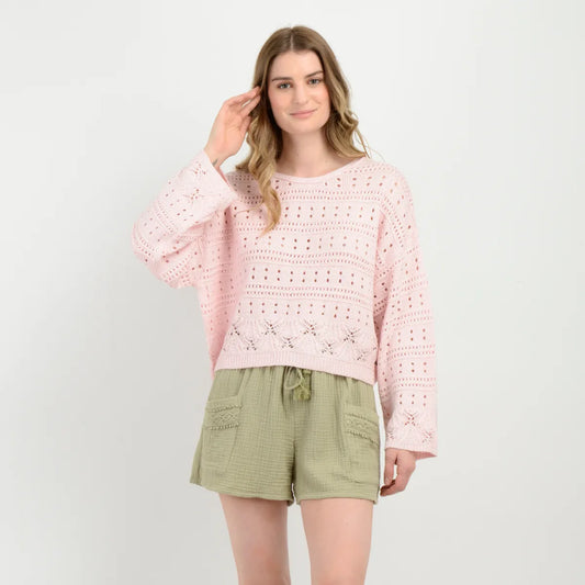 Sweater Mujer Maisey Rosado