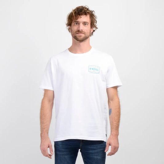 Polera Hombre Manga Corta Blue Horizon Blanco