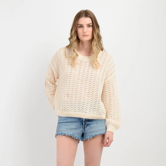 Sweater Mujer Cameron Beige Claro
