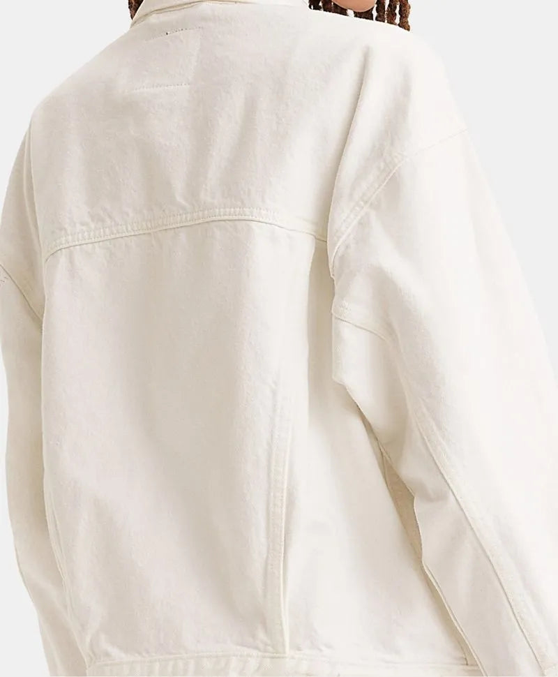 Chaqueta Mujer Trucker Original Blanco
