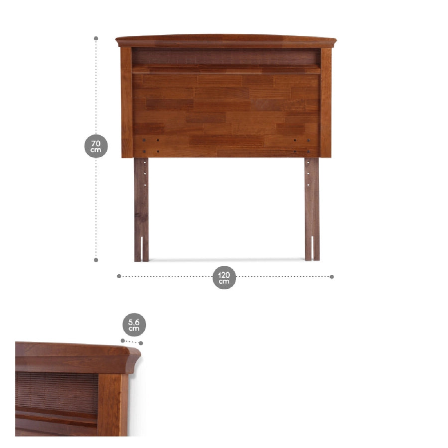 Respaldo Veneto Madera 2 Plazas Marron