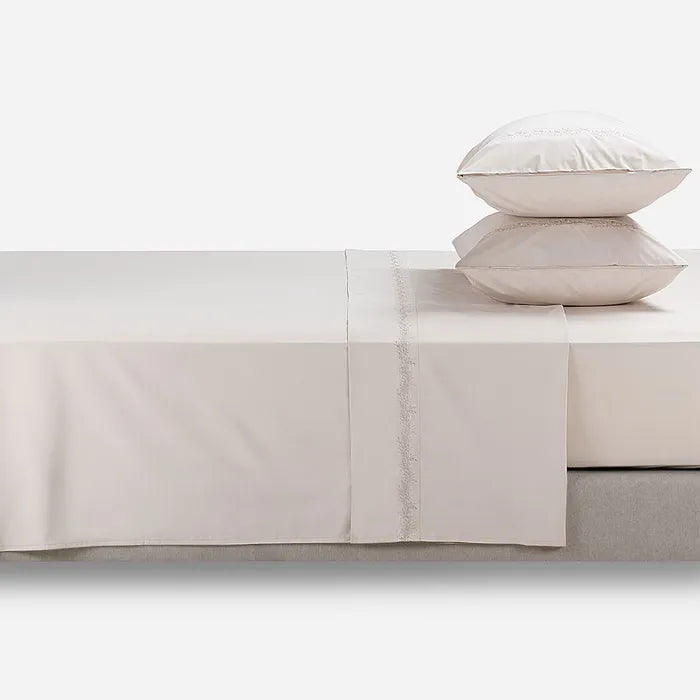 Sábana Rosen 220 Hilos Polycotton Bordada