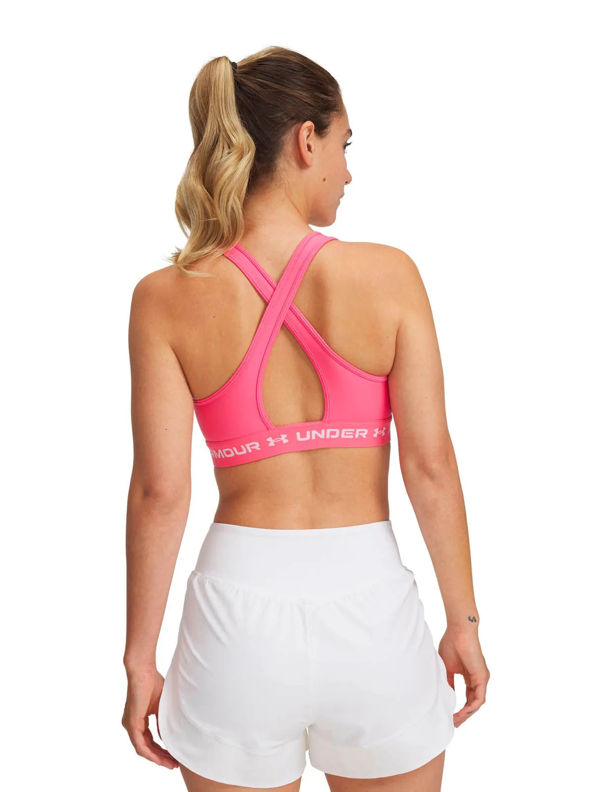 Polera Mujer Sostén deportivo Mid Crossback Rosado