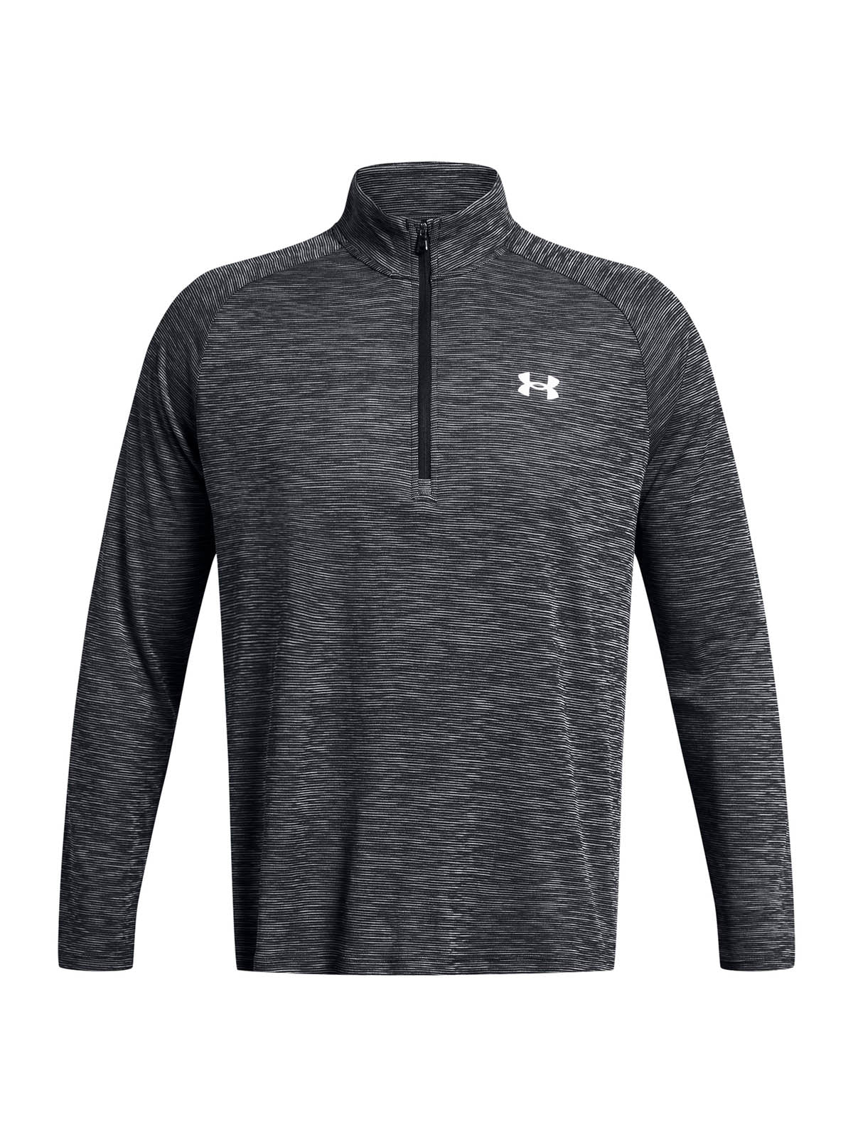 Poleron Hombre Training Tech Half Zip Negro
