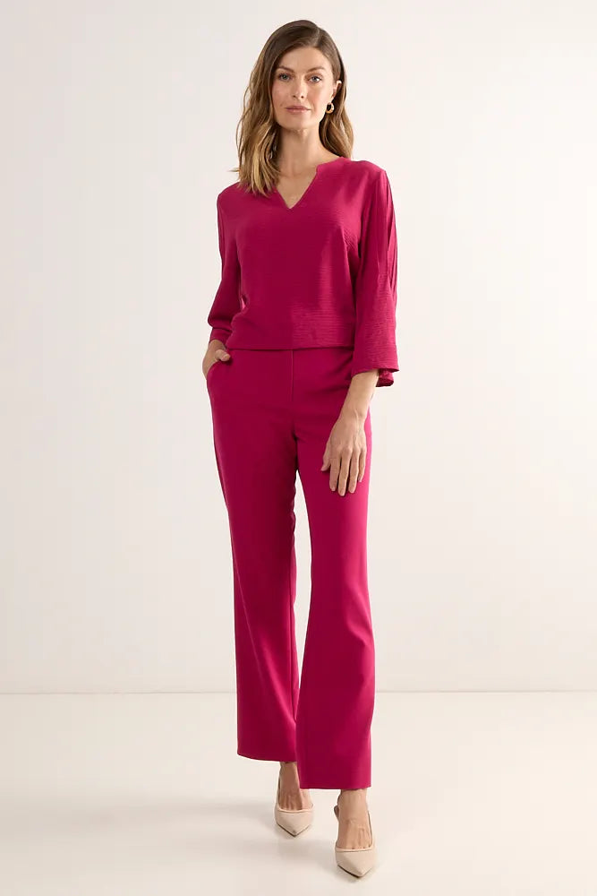 blusa-mujer-lisa-cuello-mao-y-manga-kimono-fucsia-