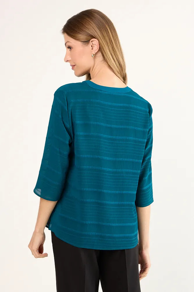blusa-mujer-textura-rayas-petroleo-