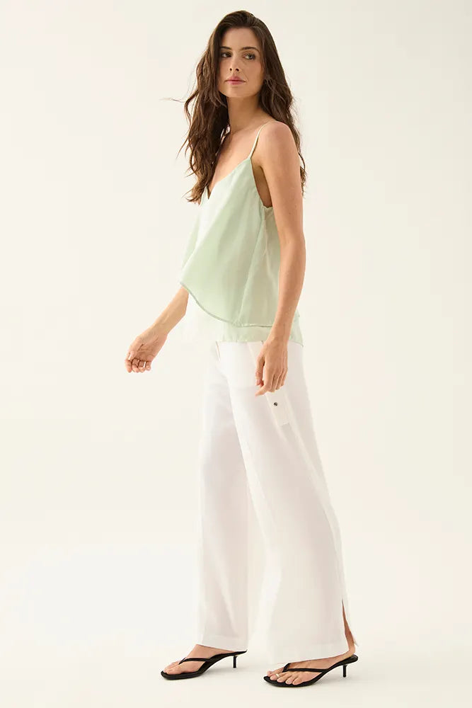 Blusa Mujer Lisa Verde Claro