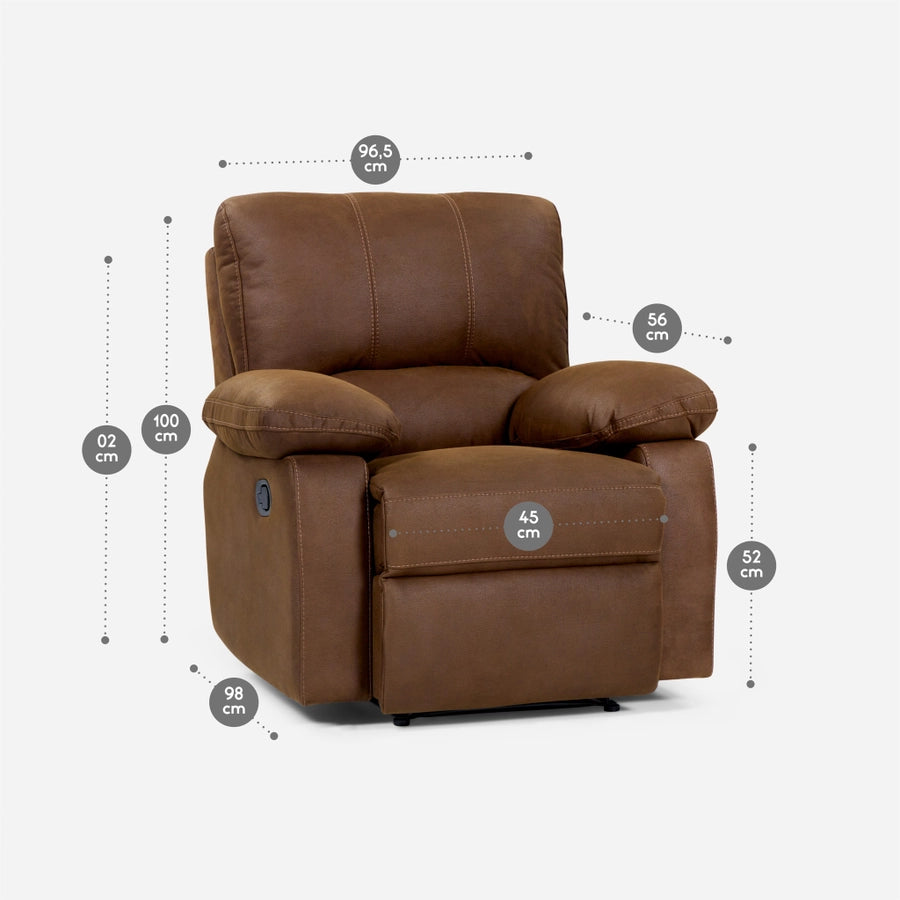 Bergere Archie Tela Manual Marron