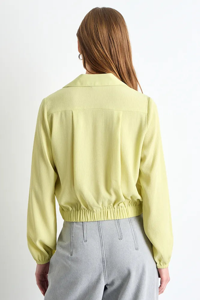 Blusa Mujer Lisa Pistacho