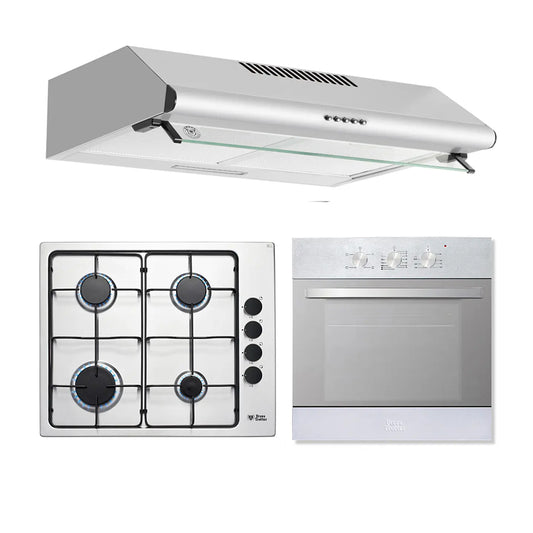 Kit Empotrable G4 - Gas Licuado / FF60 Inox 1M / Horno Eléctrico EPC4 Reflex DL