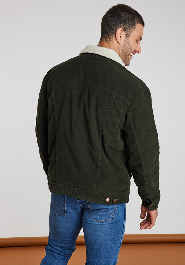 Chaqueta Hombre Cotelé Verde