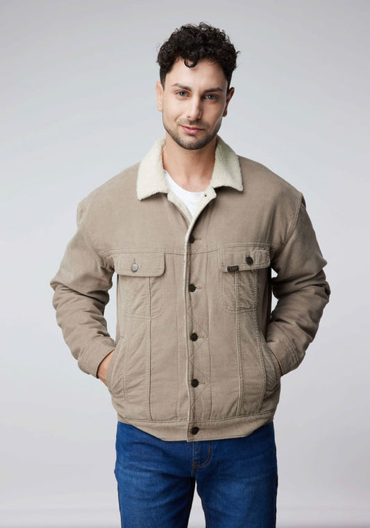 Chaqueta Hombre Relaxed Corduroy Jacket Beige