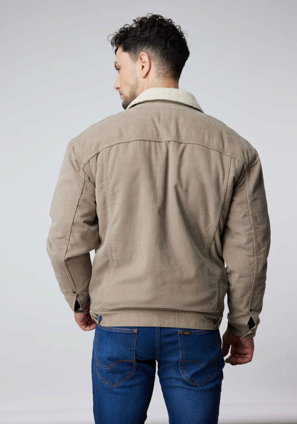 Chaqueta Hombre Relaxed Corduroy Jacket Beige