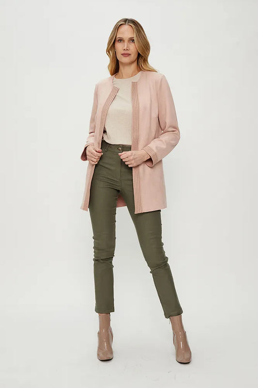 Tapado Mujer De Antelina Rosado