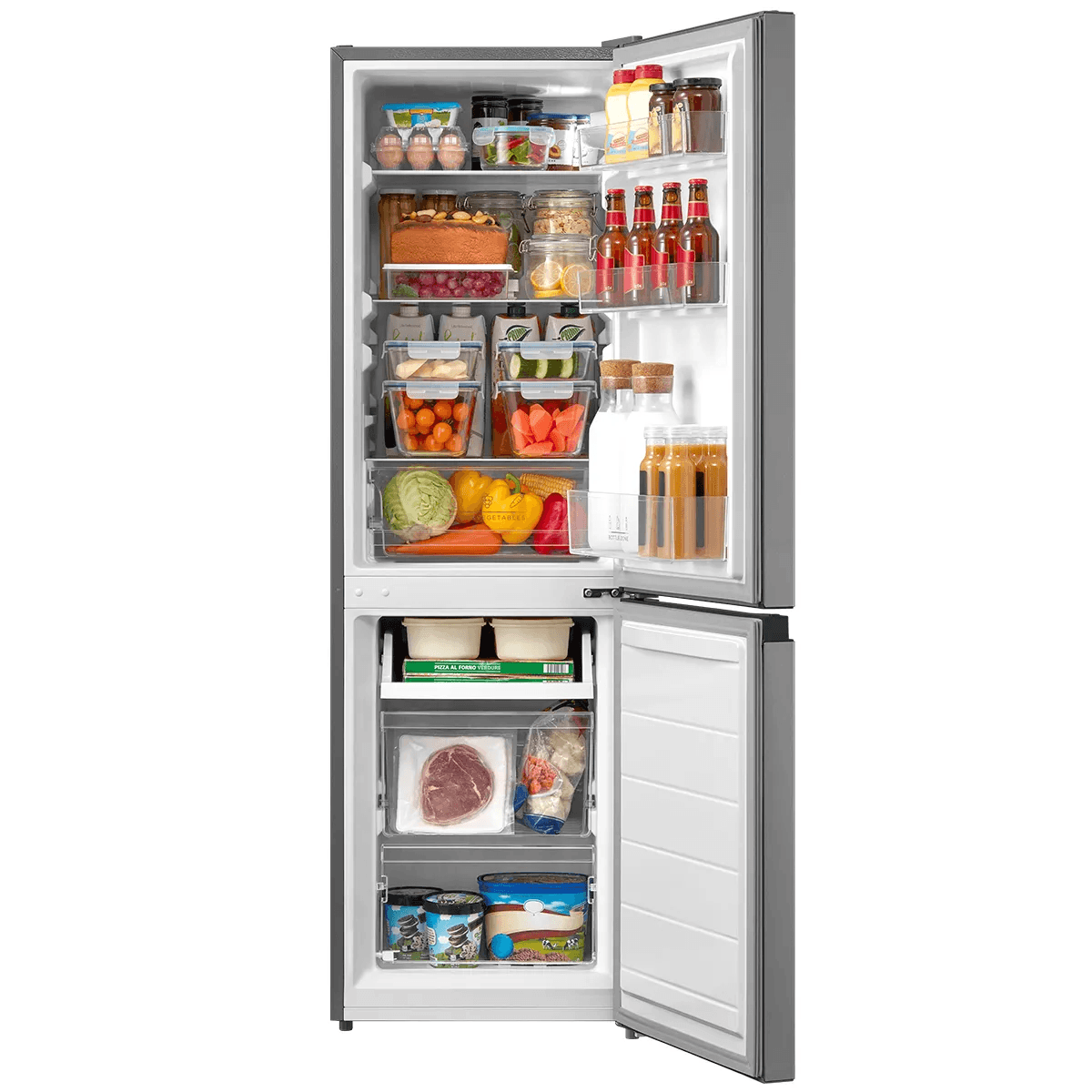 Refrigerador Bottom Freezer Frío Directo Light Silver 169 lts