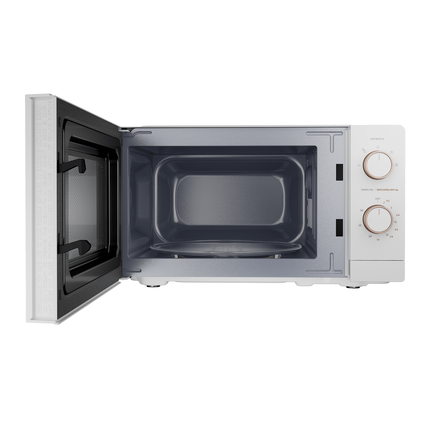 Microondas mecánico 20 litros Blanco MMP-20M711W