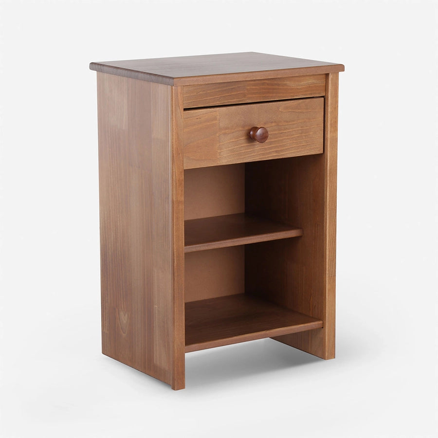 Cama New Style 4 Plus 1,5 Plazas + Muebles Ferrara Chocolate