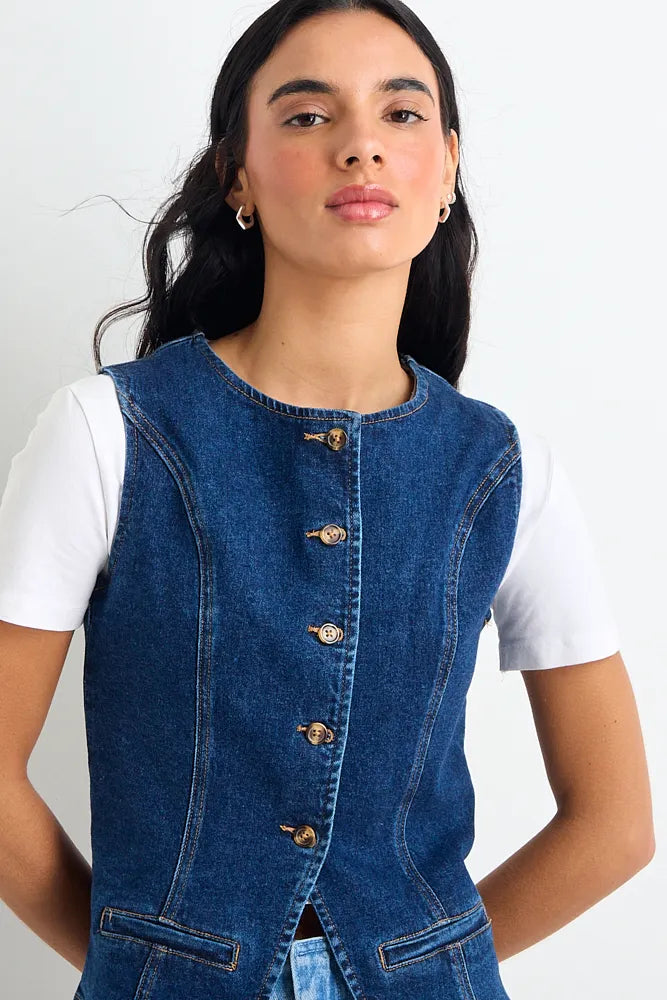 chaqueta-mujer-guillette-liso-azul-marino