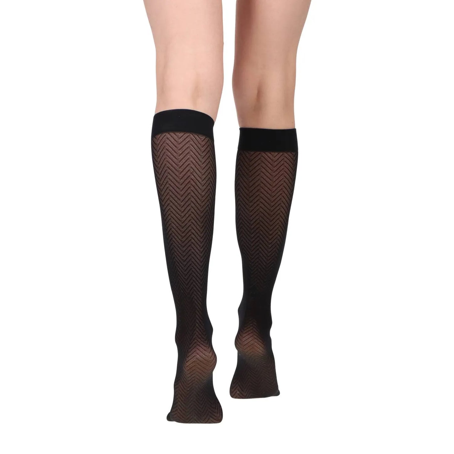 Media Mujer pantalón diseño negro