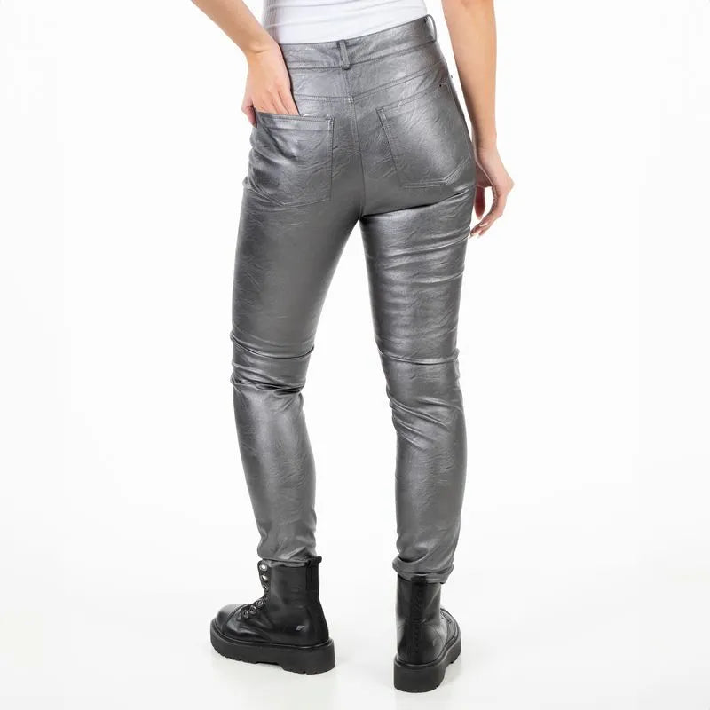 Pantalón Mujer Pu Lilly Silver