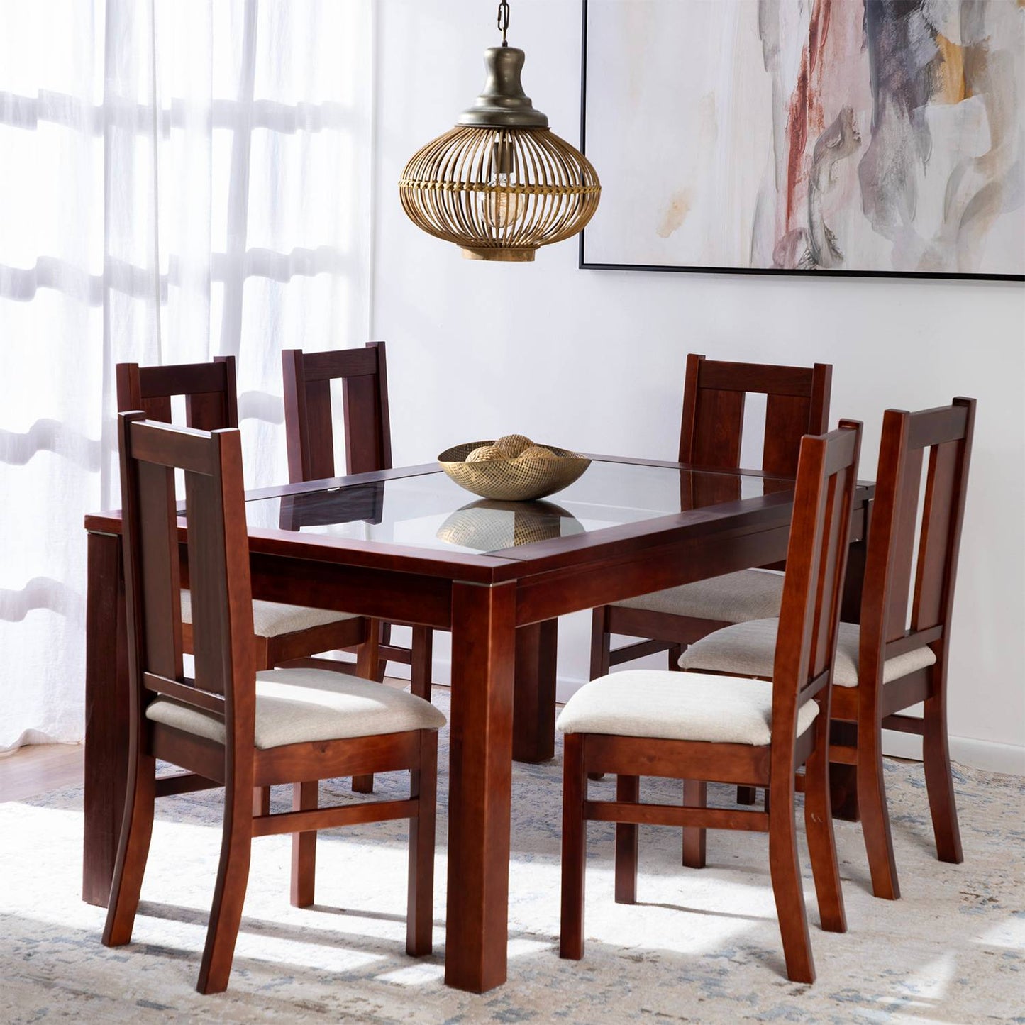 Juego Comedor Boston 6 Sillas