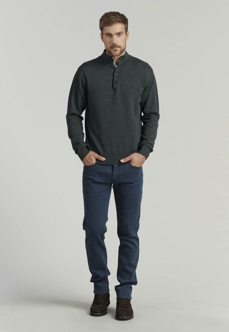 Sweater Hombre Bristol F Business Grafito