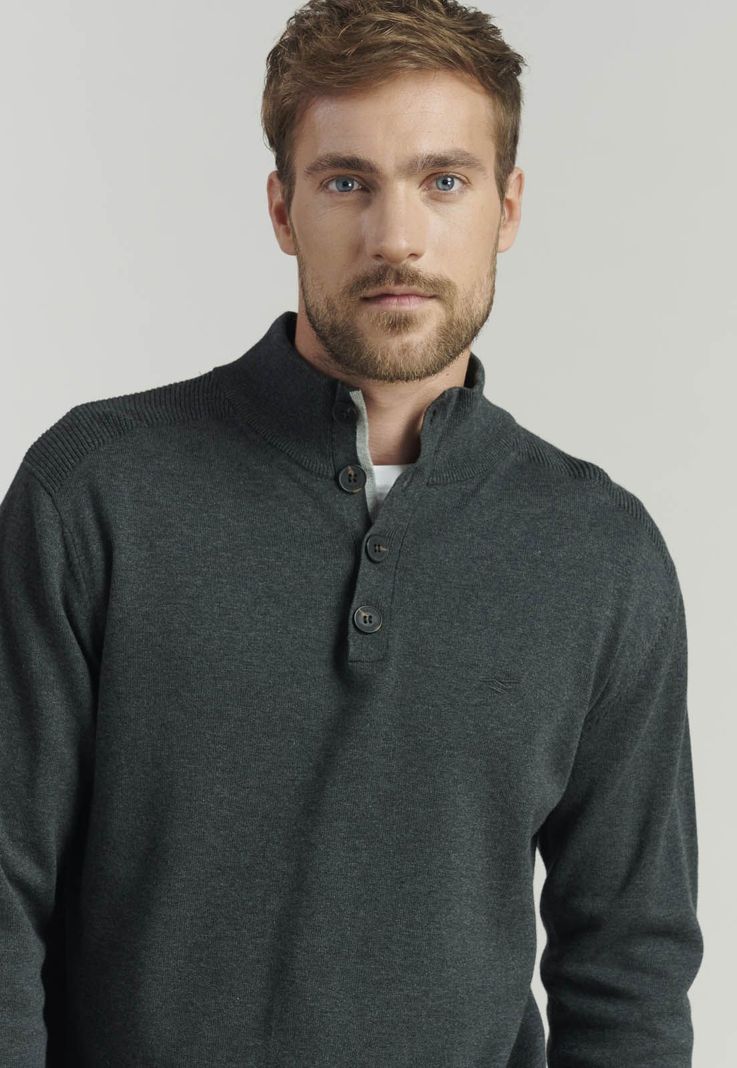 Sweater Hombre Bristol F Business Grafito