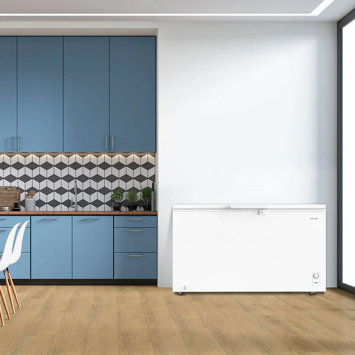 Congelador Freezer Horizontal Dual 418L Frío Directo Z400D Blanco