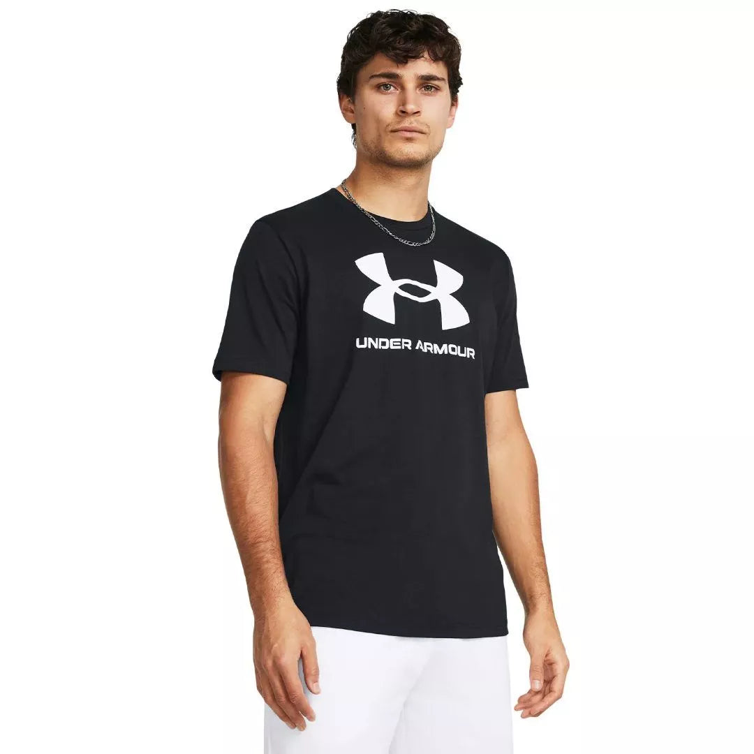 Polera Hombre Sportstyle Logo Negra
